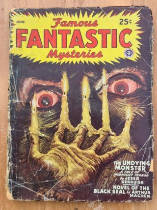 Famous Fantastic Mysteries (1946) June,  Vol Vii No.  4,  Vintage Pulp Scifi Us Edi