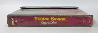 Trapper Keeper Designer Series Vintage 80s Binder 3