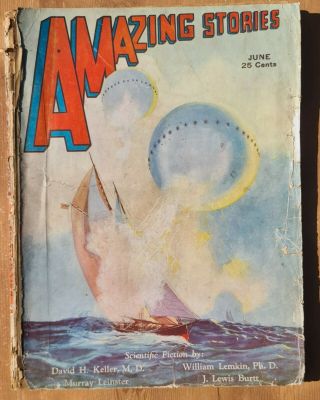 Stories (1932) July Vol 7 No 3,  Vintage Pulp Scifi,  Us Ed