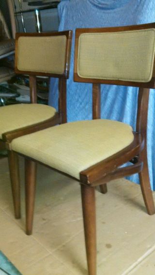 Mid Century Danish Modern Solid Walnut Collage Library Study Office Desk Chair