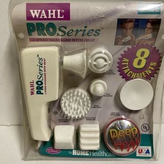 Wahl Pro Series 2 Speed Massager With Heat Vintage HTF 2