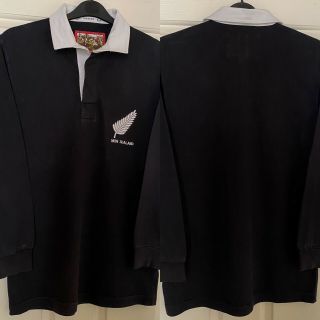 Vintage Cotton Traders Zealand ‘all Blacks’ Rugby Union Shirt Small Adult