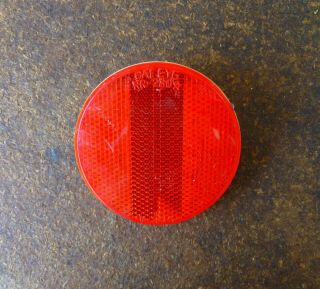Vintage Cat Eye Rr - 280 - Wz.  Bicycle Rear Reflector – Red – White Housing