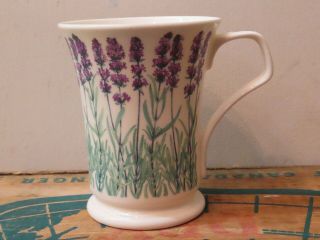 Vintage Dunoon Fine Bone China Coffee Mug Tea Cup Jersey Lavender St.  Brelade