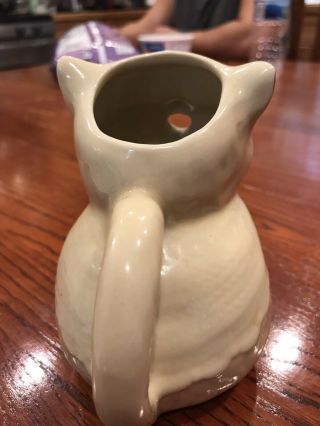 Vintage SHAWNEE Pottery Puss - n - Boots Cat Pitcher Creamer 1940 ' s 3