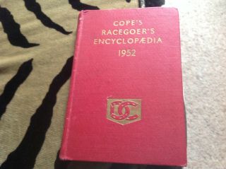Book Vintage Year 1952 Edition Cope 