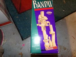 Bandu Stacking Game 1991 Milton Bradley Vintage