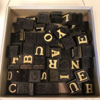 Vintage Anagrams Game Embossed Edition Selchow & Richter 3