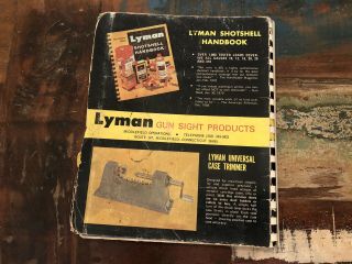 (3) Vintage Reloading Books Handbook Lyman Hornady 60’s 70’s 3