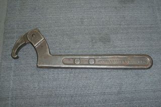 Vintage J.  H.  Williams U.  S.  A.  No.  474 Hook Spanner Wrench
