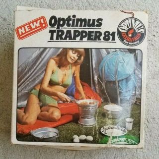 Vintage Optimus Trapper 81 - 6 Piece Nesting Cooker