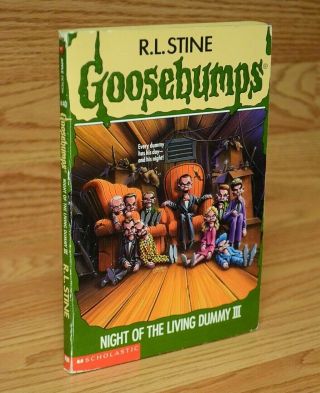 Vintage Goosebumps 40 Night Of The Living Dummy Iii By R.  L.  Stine (1996)
