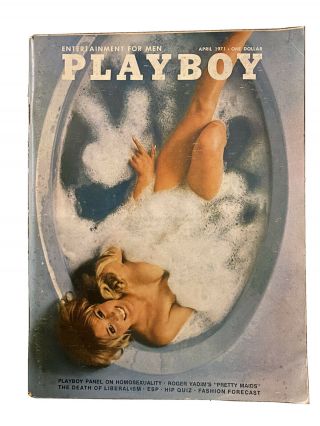 Vintage Playboy - April 1971 Chris Cranston - Centerfold Intact
