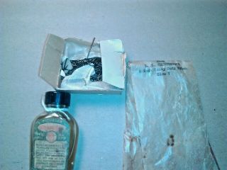 Old Lure Extra Vintage Bottle Of Pflueger Oil,  Box Old Pflueger Hooks & More.
