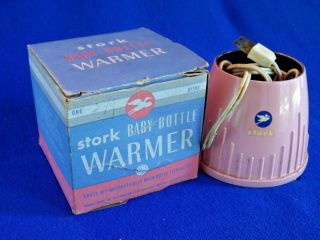 Vintage Stork Baby Bottle Warmer