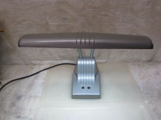 Vintage Atomic Dazor Twin Gooseneck Flexible Desk Lamp Model 1000 Mid Century