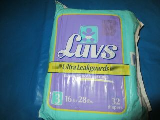 Vintage Luvs Diapers From 90 