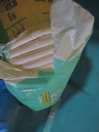 Vintage Luvs diapers from 90 ' s plastic size 3 when 5 was extra large to 28lbs 3