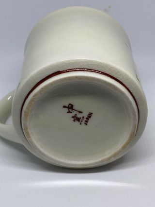 Vintage Japan Japanese Porcelain Coffee Tea Mug Cup Flowers 3