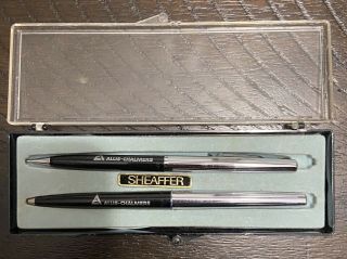 Vintage Sheaffer Pen & Mechanical Pencil Set Allis Chalmers - Pen Is
