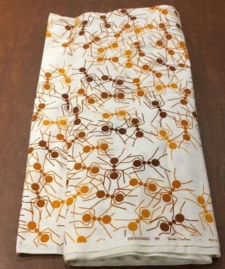 Fabric Designed By Verner Panton - Mid Century Vintage - Ants