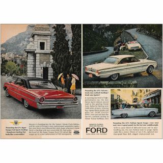 1963 Ford: Torque Sports Hardtop Vintage Print Ad