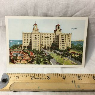 Postcard Hotel Nacional De Cuba Exterior Swimming Pool Vintage