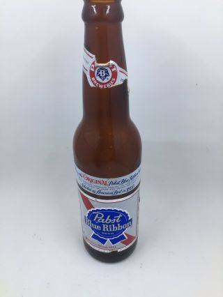 Vintage Pbr Pabst Blue Ribbon Beer Bottle 12 Oz