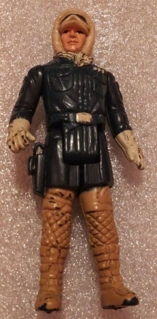 1980 Vintage Star Wars Action Figure Han Solo Hoth Outfit
