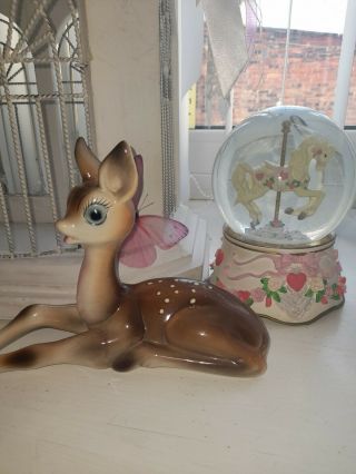 Vintage Retro Kitsch Deer Large Bambi Figure
