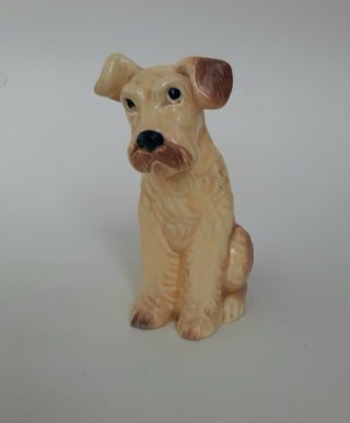 Vintage Ceramic Dog Ornament Figurine.  1960 
