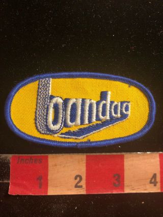 Vtg Car / Auto Related Bandag Tire Embroidered Twill Advertising Patch 03nh