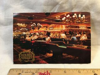 Golden Nugget Hotel Casino Las Vegas Nevada Nv Vintage Postcard