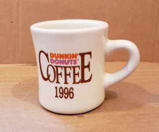 Vintage Dunkin Donuts Diner Style Coffee Cup Mug 1996
