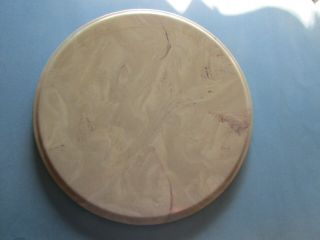 Handmade Cultured Marble Top For A Lazy Susan Or Small Table Top