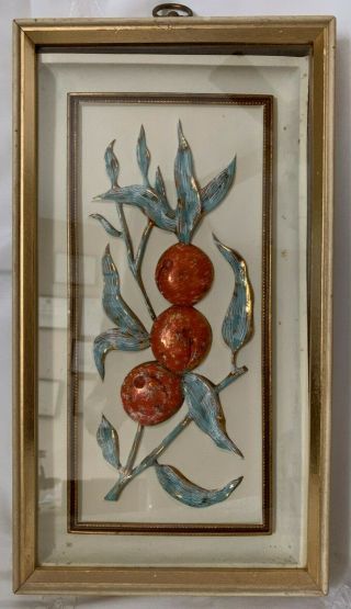 Vintage Set Turner Wall Accessory Framed Art Print Citrus Fruit,  Orange Blossoms 3