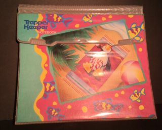 Vintage 1988 Penguin On The Beach Trapper Keeper Notebook Mead