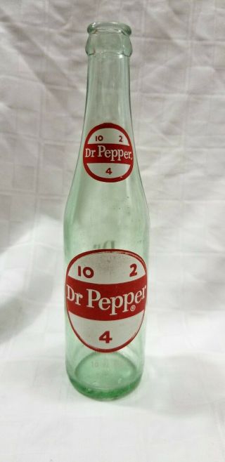 Vtg Dr Pepper 10 2 4 Acl Bottle Laramie Wyoming 10 Oz B1