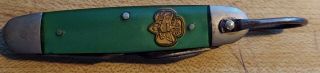Kutmaster Utica Vintage Boy Scout Pocket Knife 4 Blade