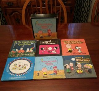 Peanuts Books Gift Box Set With Love Charlie Brown First Edition 1967