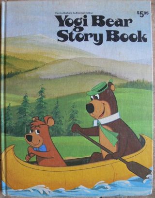 Vintage Hanna - Barbera Book Yogi Bear Story Book By Horace J.  Elias 1974