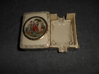 Vintage - Empire Ware England Cigarette Box,  Ashtray
