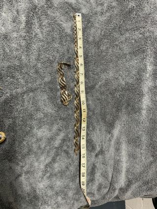 Vintage Monet Gold Tone Chain Necklace Bracelet Set