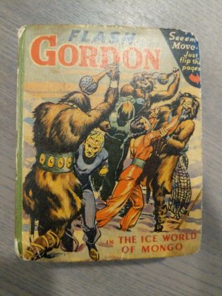 Flash Gordon In The Ice World Of Mongo - Big Little Book 1443 - Vintage