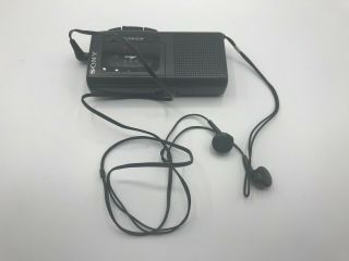 Vtg Sony M - 507v Corder Microcassette Vor Voice Operated Recorder Hand Held E9