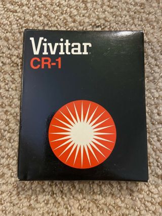 Vivitar Cr - 1 Cable Shutter Release For Cameras Push 0238234 Nos