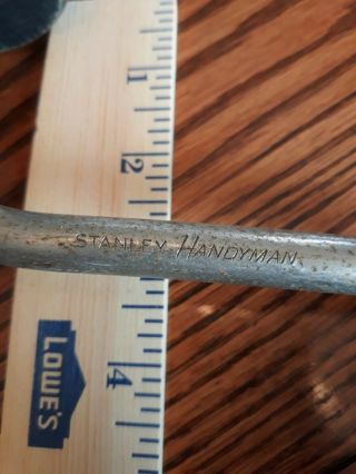 VINTAGE STANLEY HAND BRACE DRILL STANLEY HANDYMAN No.  H1253A made in the USA 3