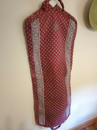 Vintage Vera Bradley Quilted Hanging Garment Bag 