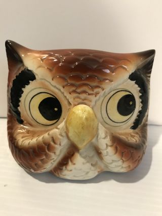 Vintage Mid Century Owl Eye Glasses Holder Japan Ceramic Chadwick