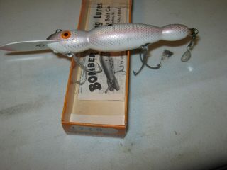 Vintage BOMBER Waterdog Fishing Lure with Papers Model 1740 2